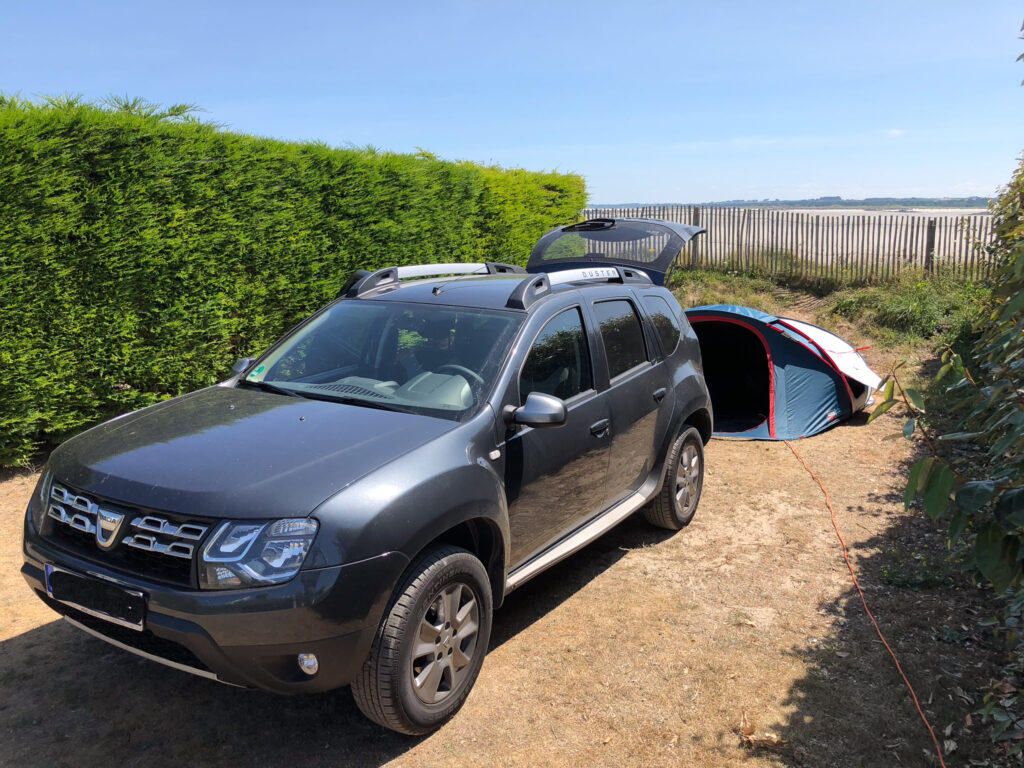 Camp im Slow Village Breizh Legendes, Kerurus France