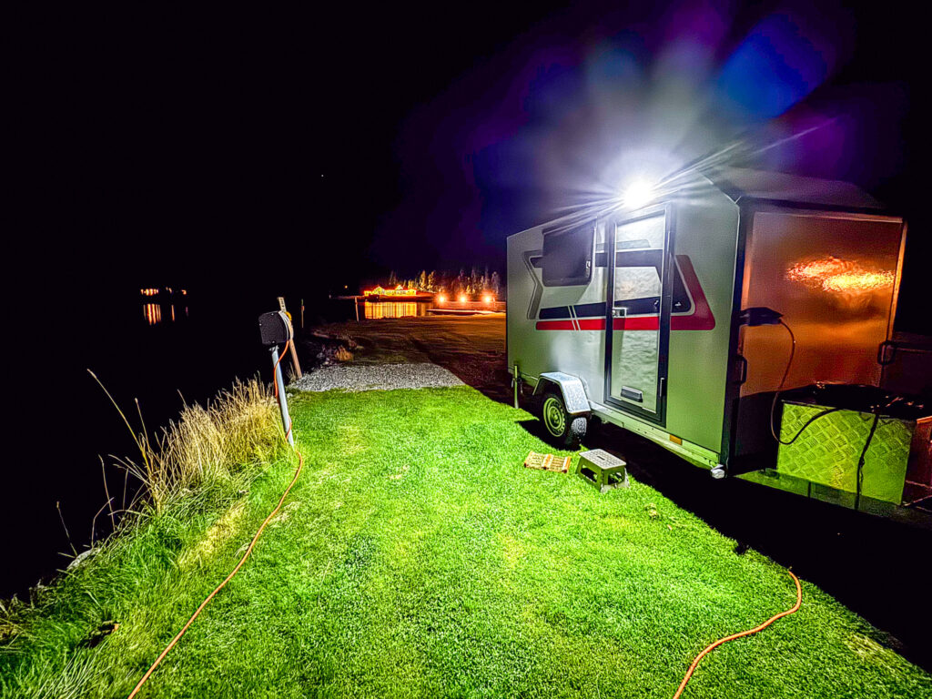 Gute Nacht vom Kolgårdens Campingplatz.