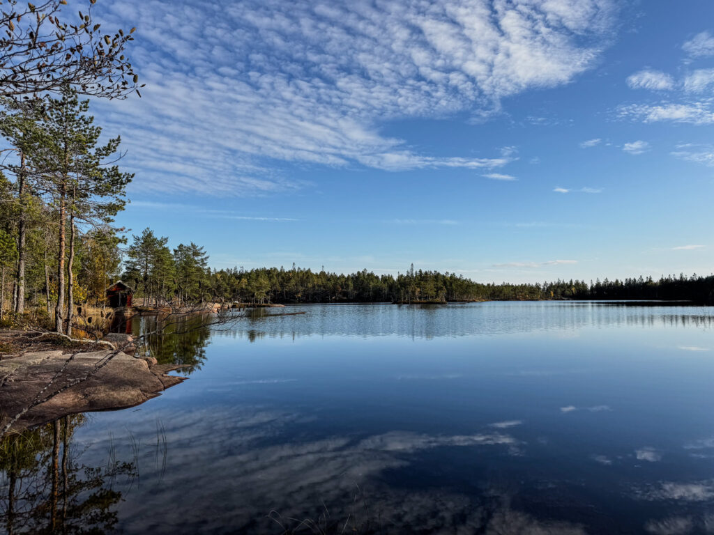 Idyllisch gelegen der Tärnättvattnen