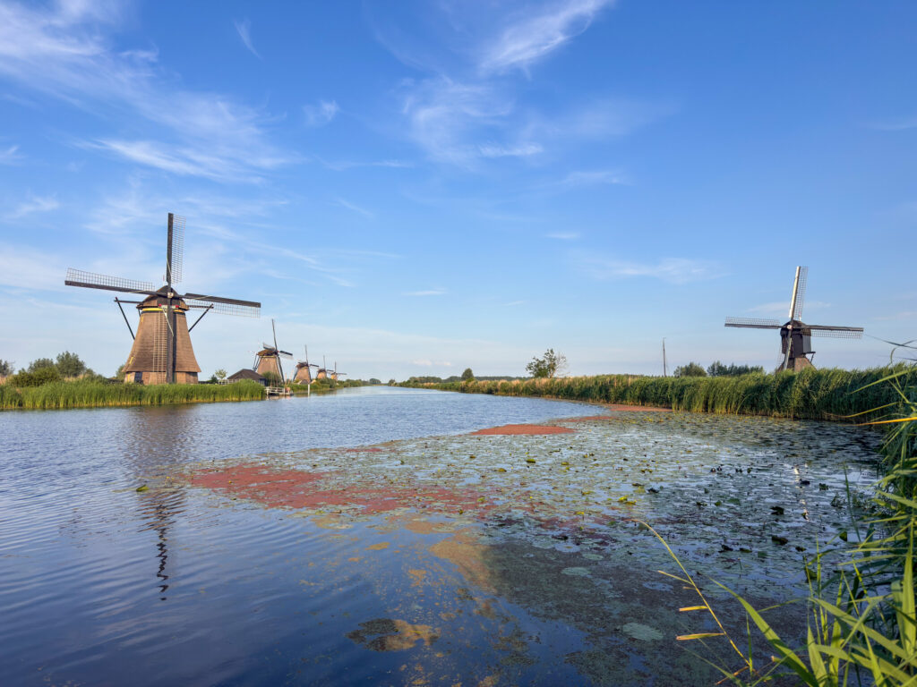 Kinderdijk - die Overwaard und die Blokweer Mühle(n)